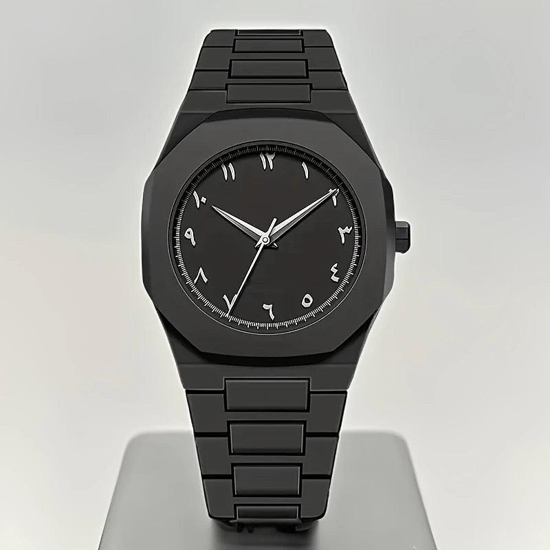 Black Arabic Aura Watch
