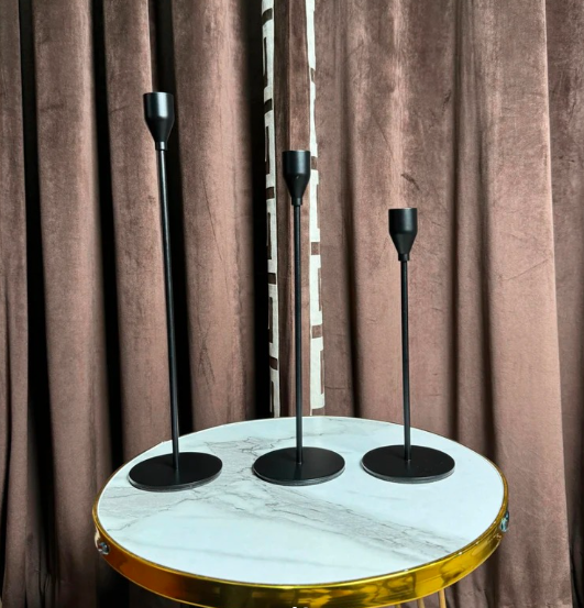 3 pcs candle stand