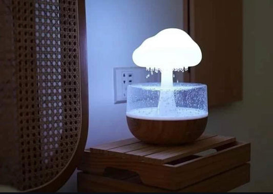 Cloud humidifier lamp