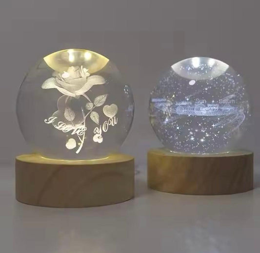 Crystal Ball Desktop Night Light