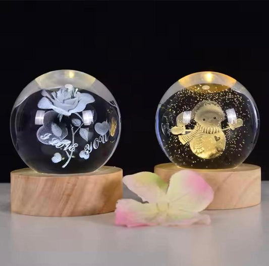 Crystal Ball Desktop Night Light